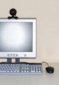 Desktop Computer with Webcam